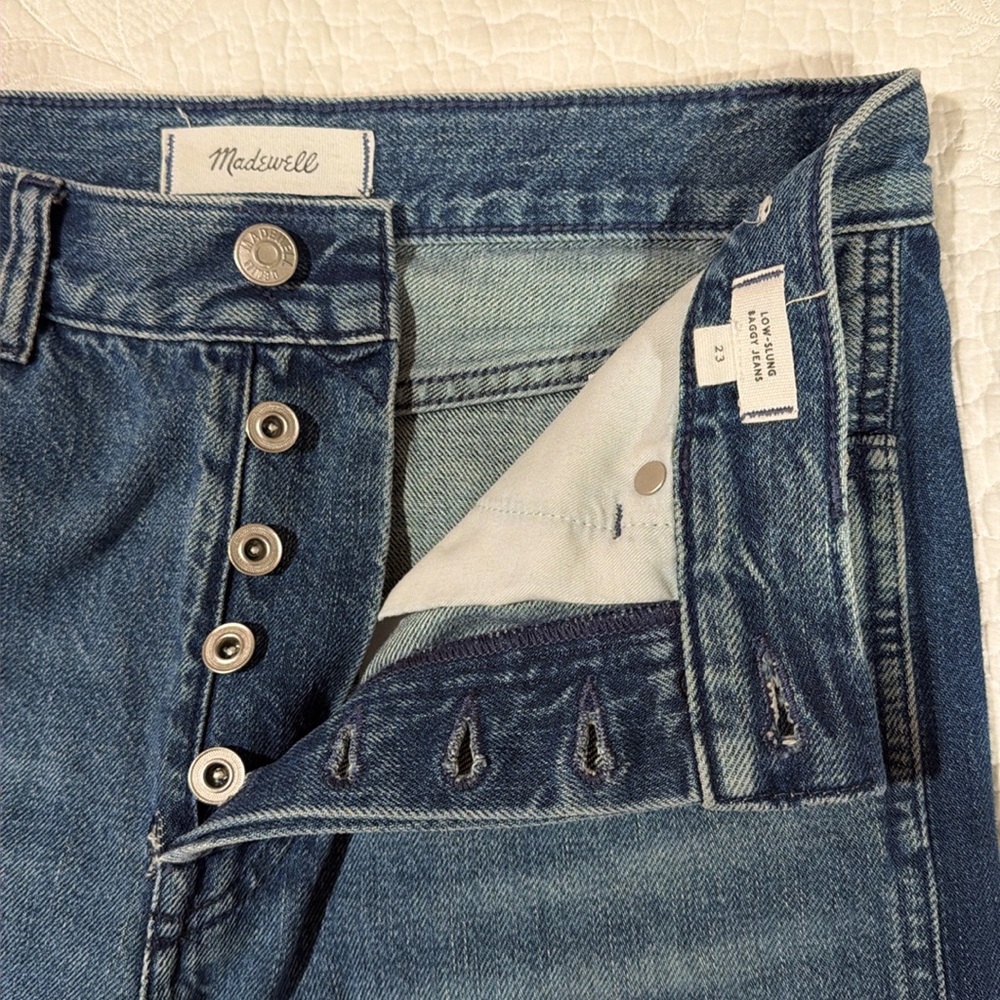 Madewell low slung baggy jeans - Picture 7 of 14
